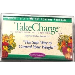 Nature’s Secret Weight Control Program Cassette Tape Take Charge Natural Health
